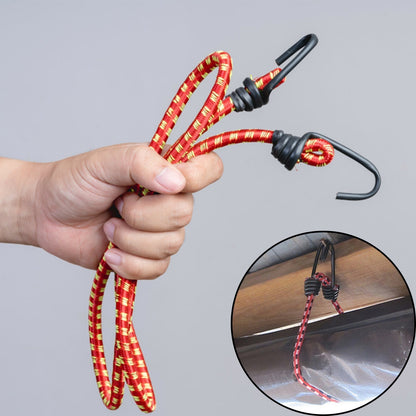 9008 Bungee Rope 4 Feet for holding and supporting things including all types of purposes. DeoDap