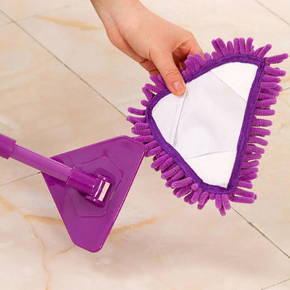 6001 Stainless Steel Road Adjustable Triangle Mop Used for Cleaning Dusty and Wet Floor Surfaces and Tiles. DeoDap