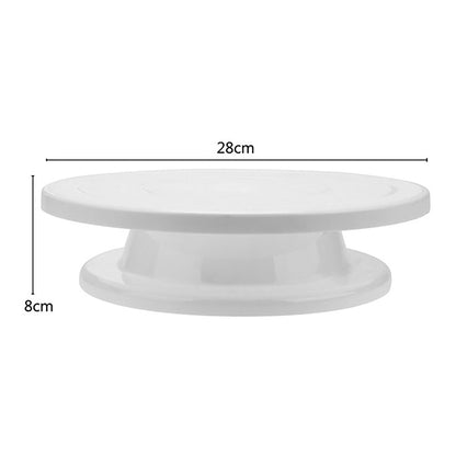 2540 Rotating Cake Stand for Decoration and Baking ( 28 Cm) 