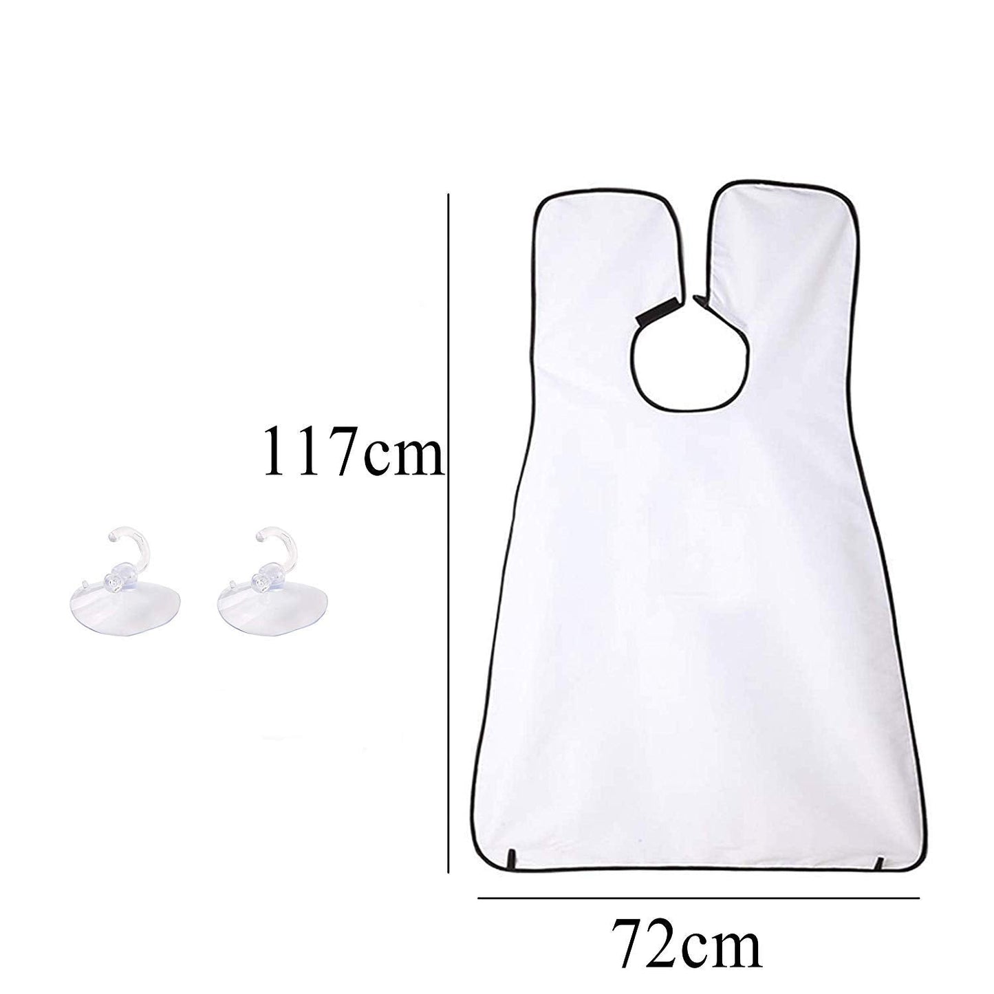 1417 Beard Apron Hair Clippings Catcher Grooming Bib DeoDap