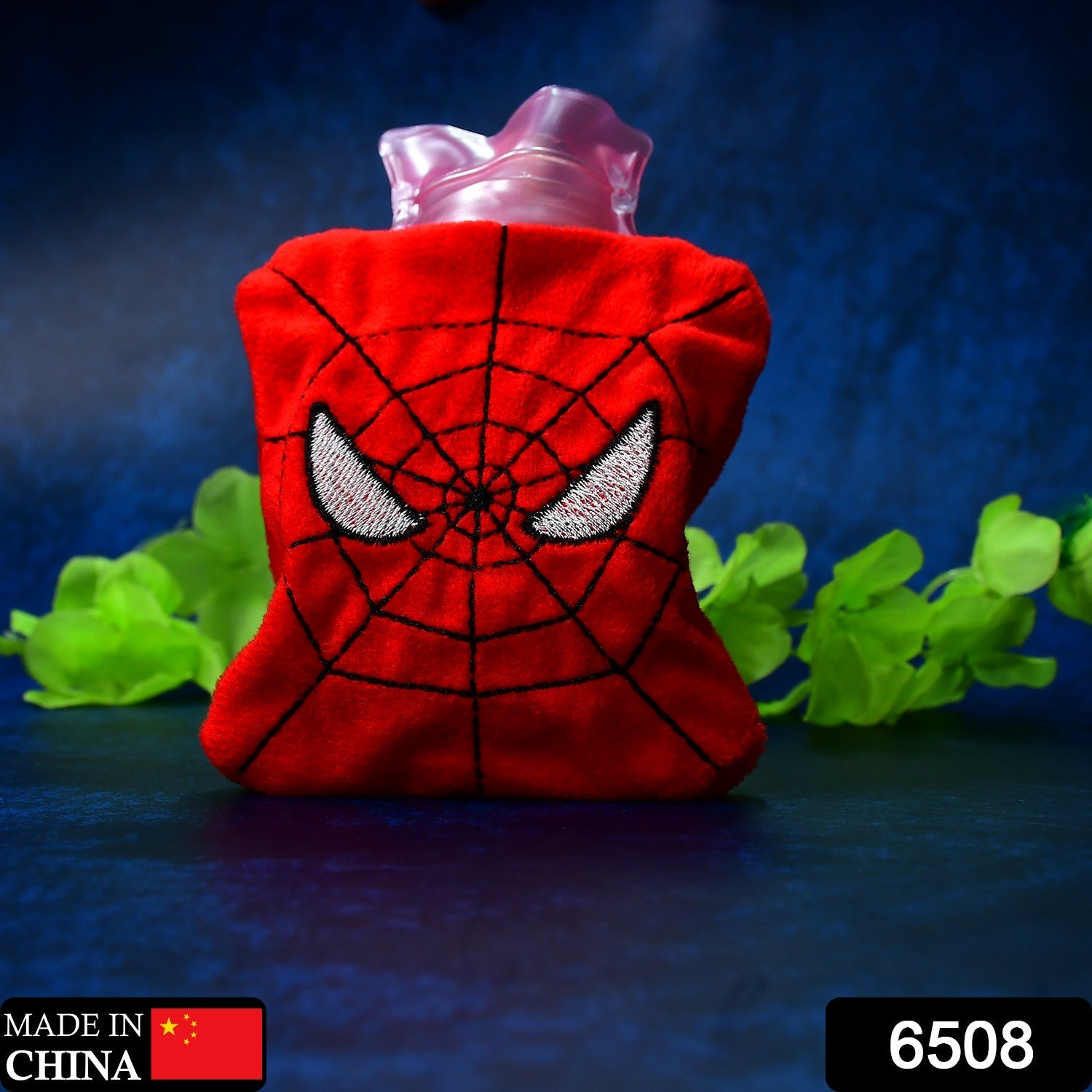 6508 Spiderman small Hot Water Bag with Cover for Pain Relief, Neck, Shoulder Pain and Hand, Feet Warmer, Menstrual Cramps. DeoDap