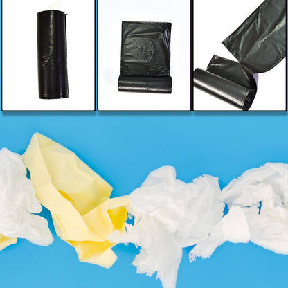 9262 Black 1Roll Garbage Bags/Dustbin Bags/Trash Bags 60x80cm