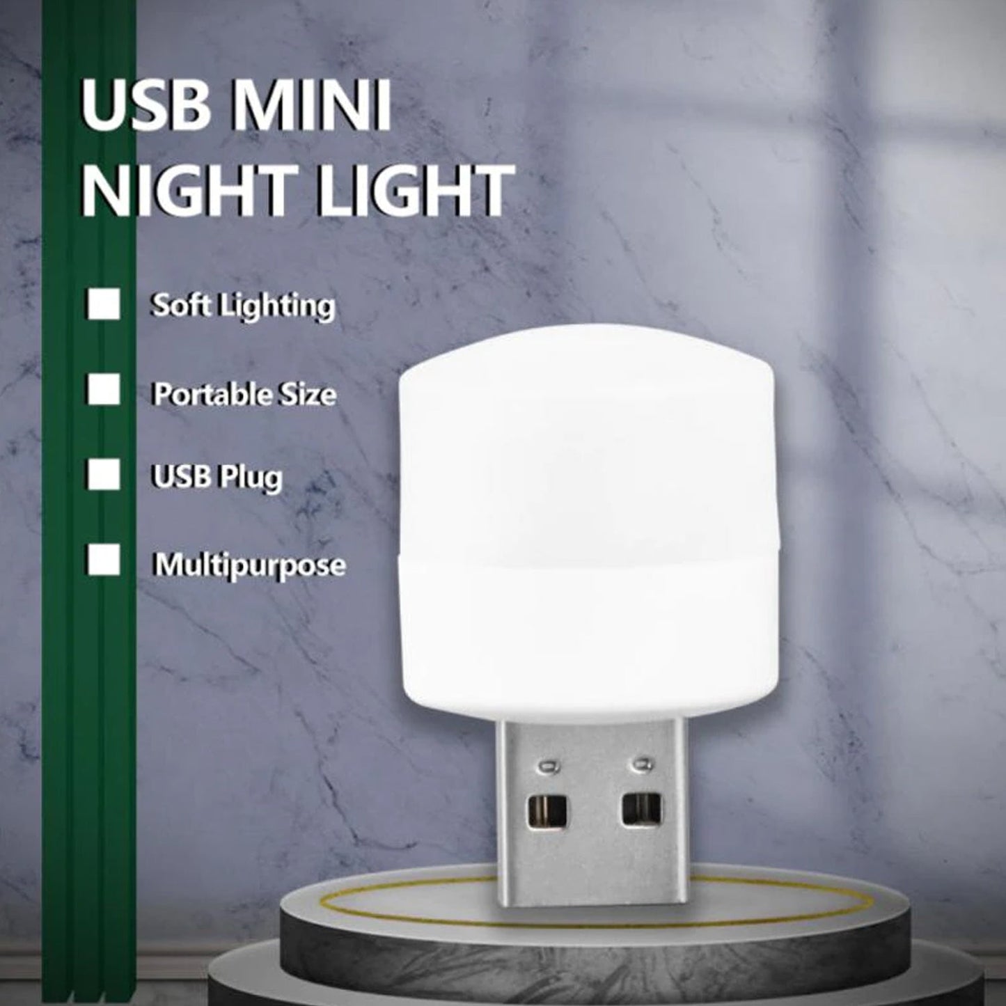 6293 USB LED LAMP Night Light, Plug in Small Led Nightlight Mini Portable for PC and Laptop. DeoDap