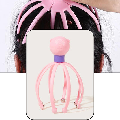 6098 Octopus Stress Relief Therapeutic  Scalp Massager Deodap