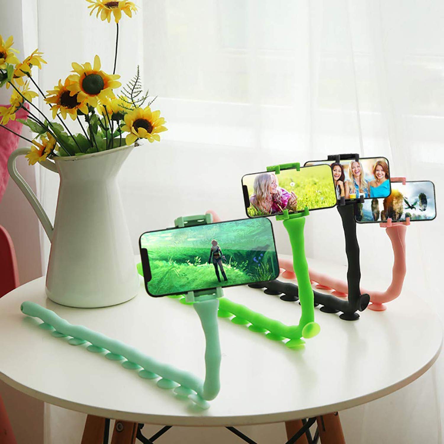 0303 Mobile Phone Holder Multi-Functional Cute Warm Snake Holder 