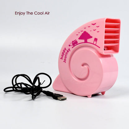 7709  Cute Bright Color Desktop Office USB Mini Fan Battery USB Fans USB Mini Fans DeoDap