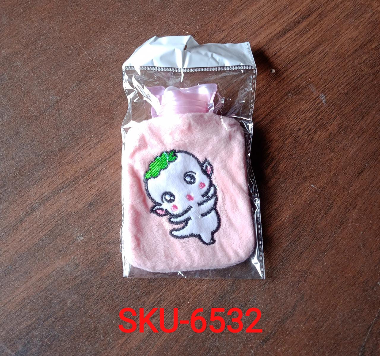 6532 Pink Cartoon small Hot Water Bag with Cover for Pain Relief, Neck, Shoulder Pain and Hand, Feet Warmer, Menstrual Cramps. DeoDap