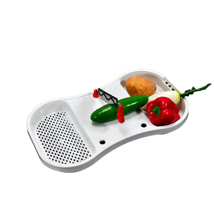 2680 Twin Bladed Plastic Made Cutting Board Big DeoDap