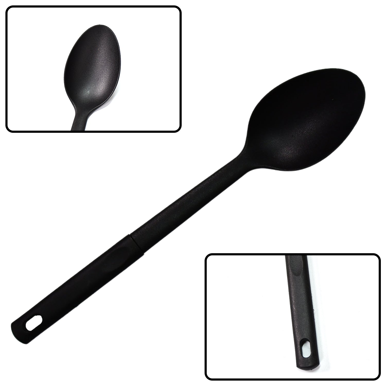 2095 Nylon Basting Spoon Black (31Cm) DeoDap