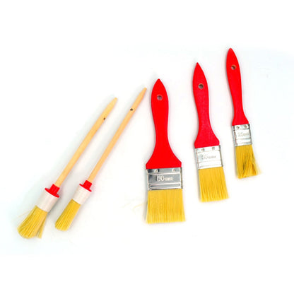 9165 5Pcs Paint Brushes Set for Acrylic Painting，Professional Paint Brush Set DeoDap