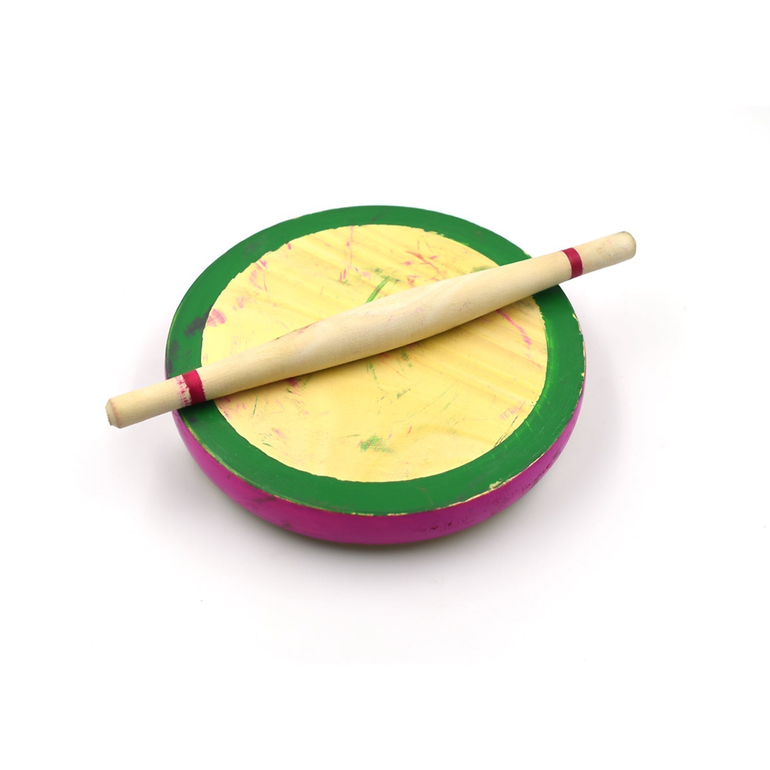 2695 Kids Chakla Belan Set used in all kinds of household places by kids and children’s for playing purposes etc. DeoDap