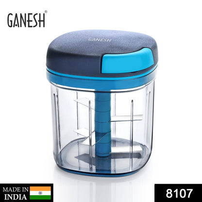 8107 Ganesh Master Chopper with 5 Stainless Steel Blades, XL Large Jumbo Chopper (900 Ml) DeoDap