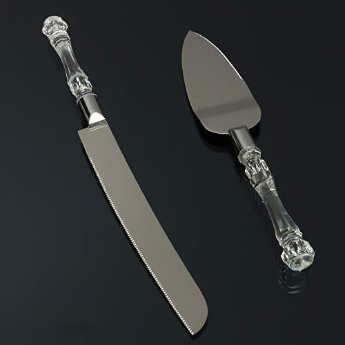 2131 Stainless Steel Cake Knife Server Set with Handle Slicer 