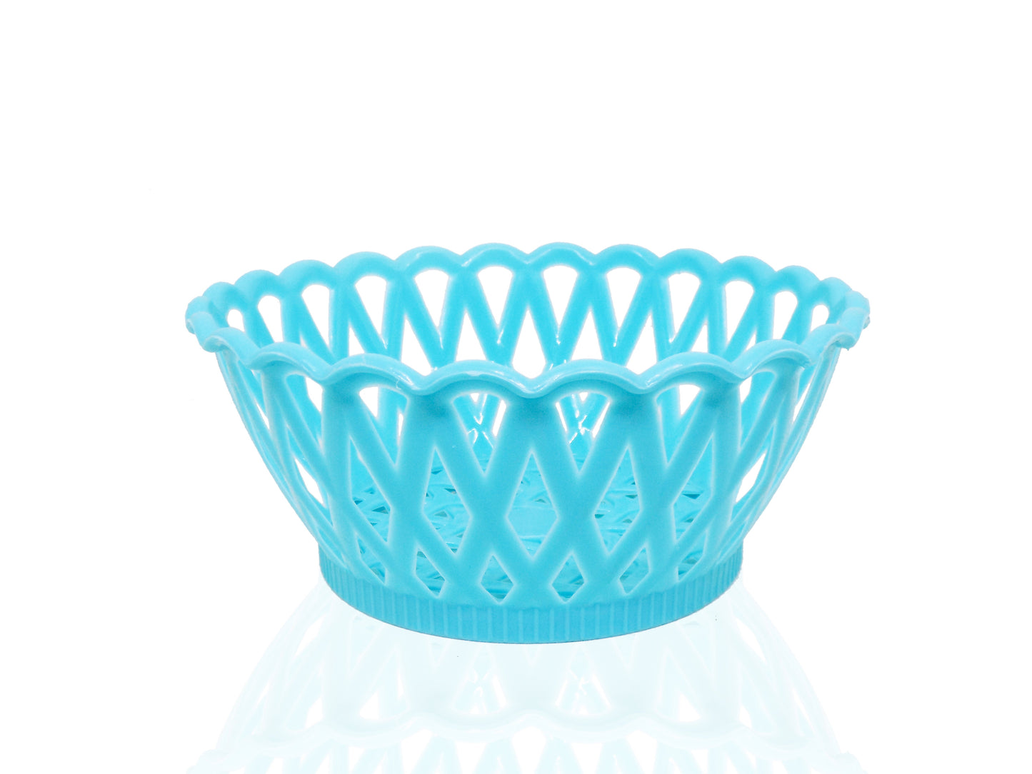 2088 Multipurpose Round Storage Plastic Basket Tray (3pcs) DeoDap