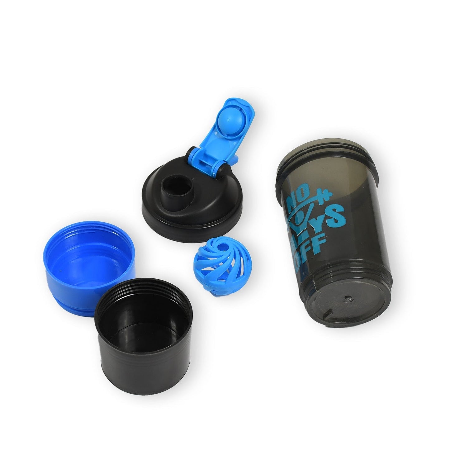 1774 Protein Shaker Bottle|Gym|Water Bottle with 2 Storage Compartment|BPA Free| 500ml DeoDap