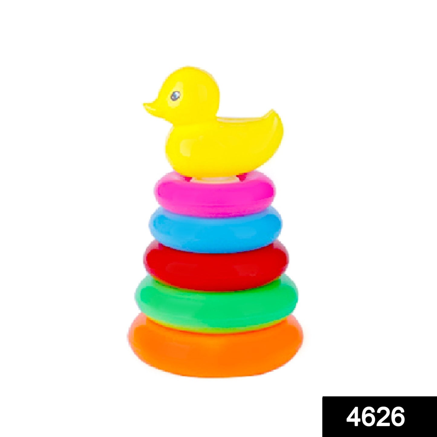 4626 Plastic Baby Kids Teddy Stacking Ring Jumbo Stack Up Educational Toy DeoDap