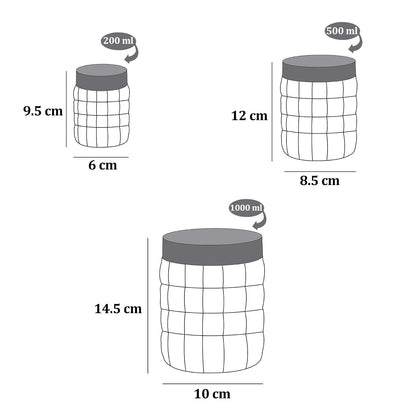 2541 Kitchen Storage Containers Good Grips 3 Pcs Airtight Round DeoDap