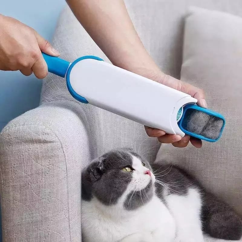 1241 Pet Hair Remover Multi-Purpose Double Sided Self-Cleaning and Reusable Pet Fur Remover DeoDap