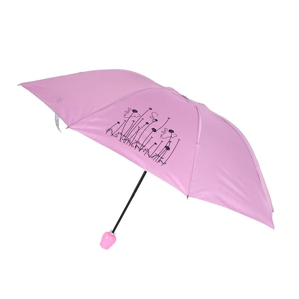 1644 Rose umbrella Lightweight Waterproof UV Protection Mini Folding Creative Rose Flower Case DeoDap