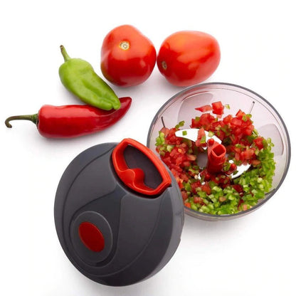 0080A Plastic Mini Handy and Compact Chopper With 3 Blades for Chopping Vegetables and Fruits for Your Kitchen