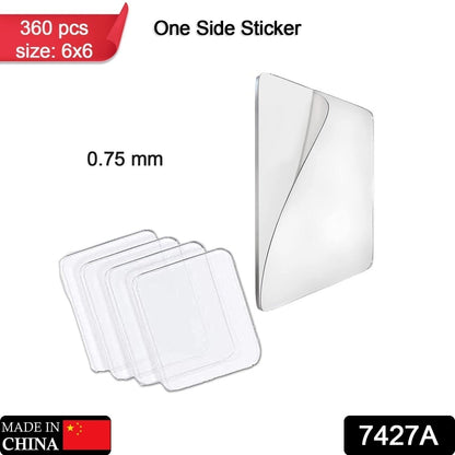 7427A SELF ADHESIVE TAPE ONE SIDED HEAVY DUTY TAP FOR WALL, KITCHEN, OFFICE, WALL, CAR | STICKERS FOR HOME (0.75MM\360PC) DeoDap