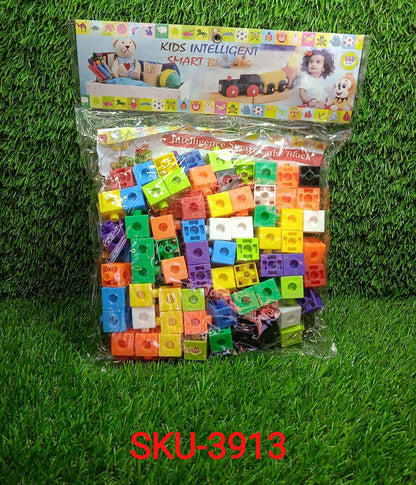 3913 120 Pc Cube Blocks Toy used in all kinds of household and official places specially for kids and children for their playing and enjoying purposes. DeoDap