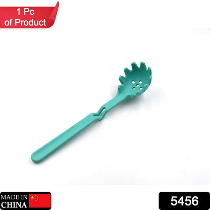 5456 Large Silicone Pasta Fork, Mini Portable Spaghetti Server, Durable Heat-Resistant Non-Slip and Non-Stick Cookware Pasta Spoon, Spaghetti Strainer & Server Spoon (30cm)