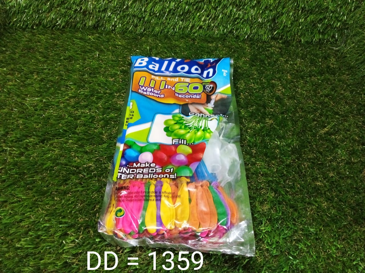 1359 Holi Magic Water Balloons for Kids - 111 pcs (Multicolor) DeoDap