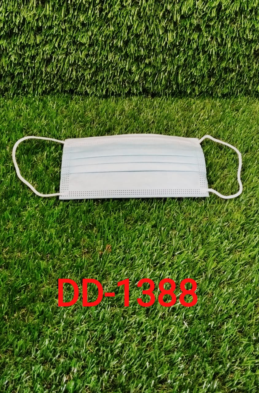 1388 Disposable Ear Loop Elastic Face Mask (50 Pc) DeoDap