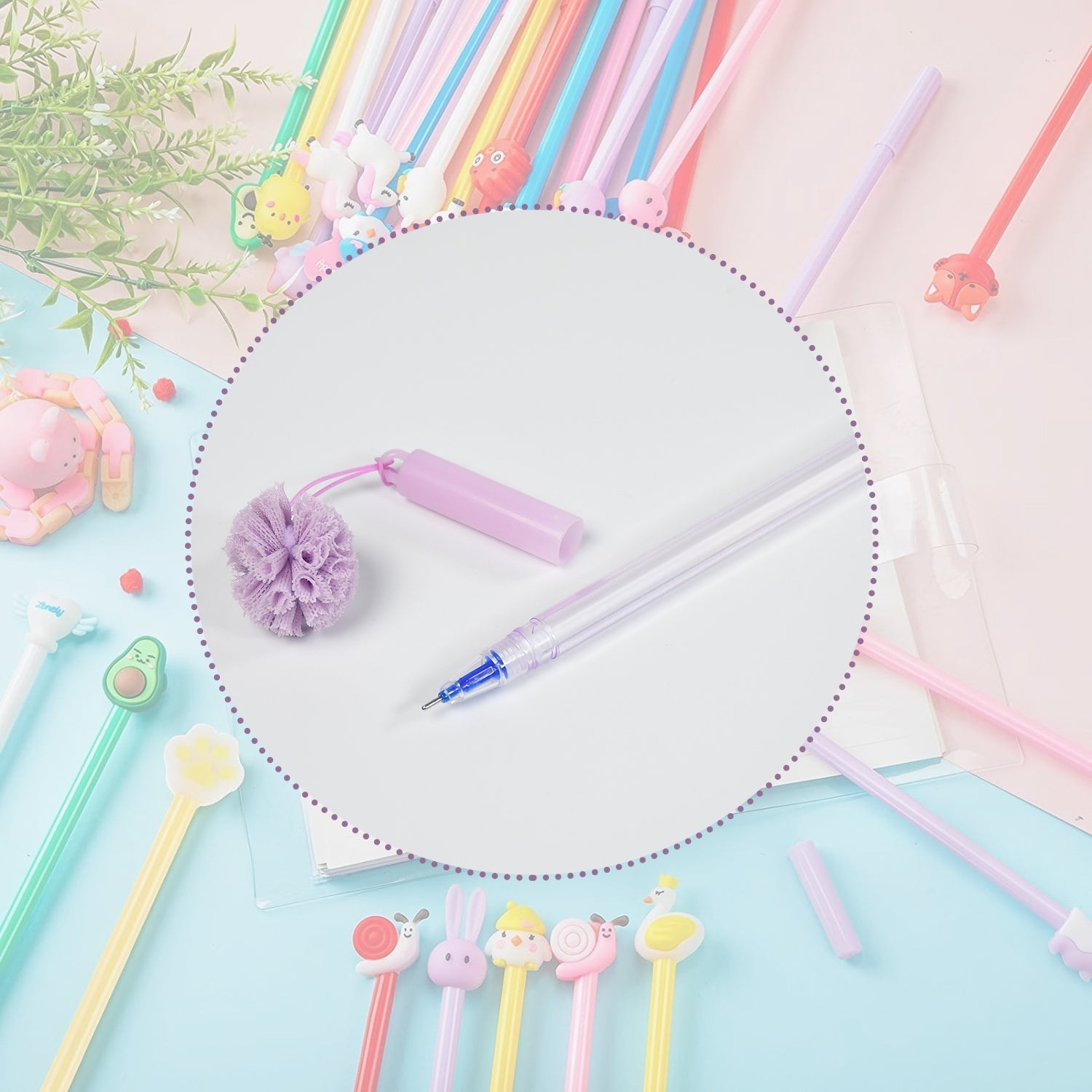 1178  Writing Child Fancy Pen New style Children Ball Pen For School , Office & Children Fun Use DeoDap