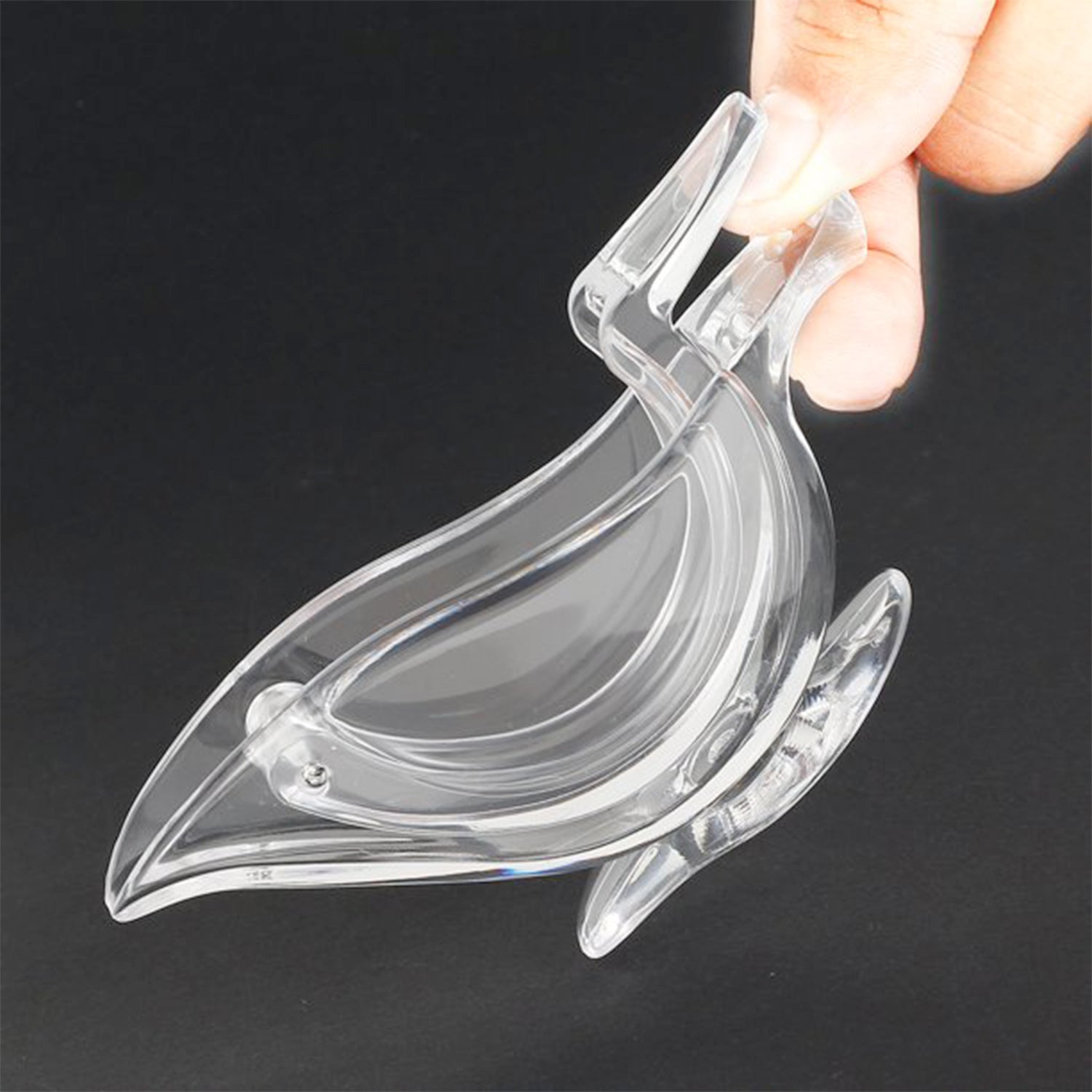 5345 Manual Lemon Slice Squeezer, Portable Transparent Fruit Juicer, Orange Citrus Manual Bird Shape Hand Juicer for Orange Lemon Lime,for Kitchen (Card Packing) DeoDap