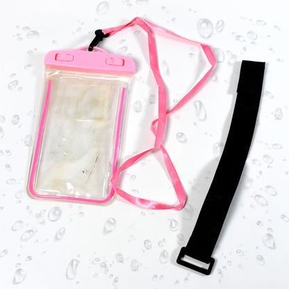 6386 Waterproof Pouch Zip Lock Mobile Cover Under Water Mobile Case For All Type Mobile Phones 