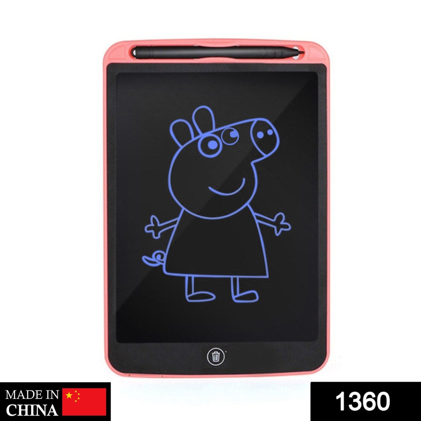 1360 LCD Portable Writing Pad/Tablet for Kids - 8.5 Inch DeoDap